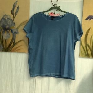 Eileen Fisher cap sleeve knit top